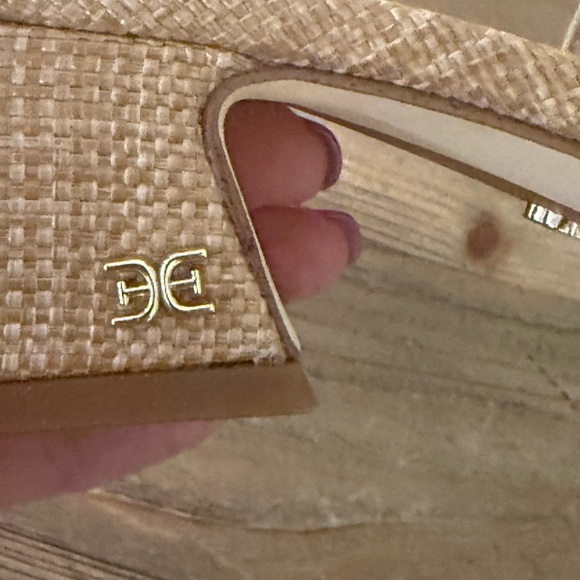 Sam Edelman Webster Slide Sandal, Amber Gold Weave, Size 6 1/2, EUC - Picture 7 of 8